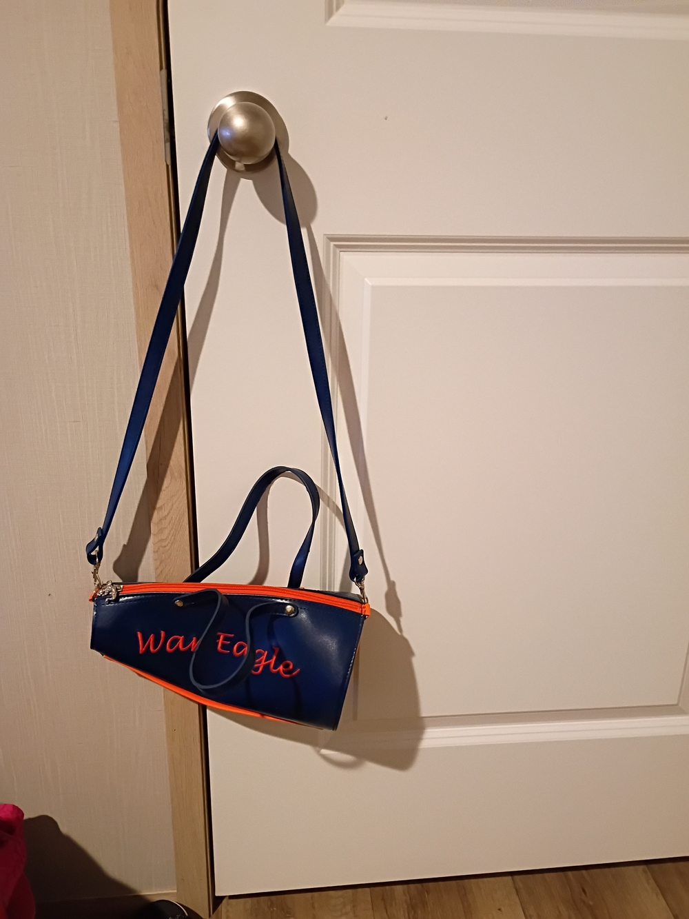 Vintage Megaphone Auburn University Cheerleader Purse/Handbag. War Eagle GUC